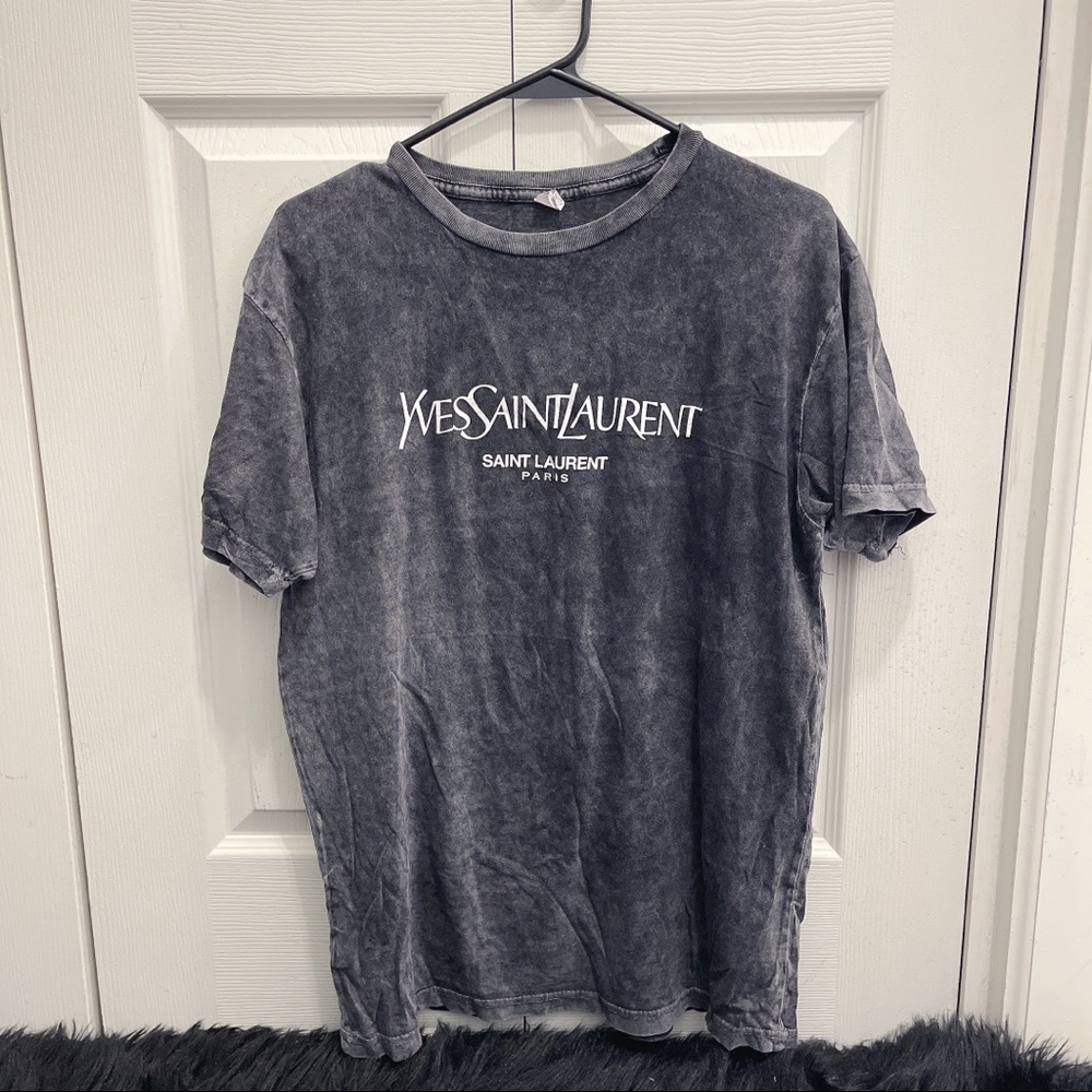 M | Acid Wash Yves Inspired Tee